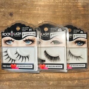 NWT Rock•A•Lash Bundle - 3 Pairs False Eyelashes